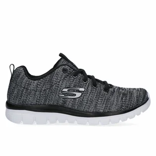Кросівки жіночі Skechers Graceful - Twisted Grey 12614-BKW