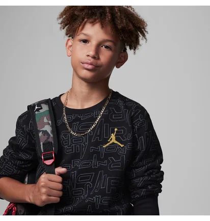 Світшот дитячий Air Jordan Take Flight B&G Flc Crew Black 95C802-023