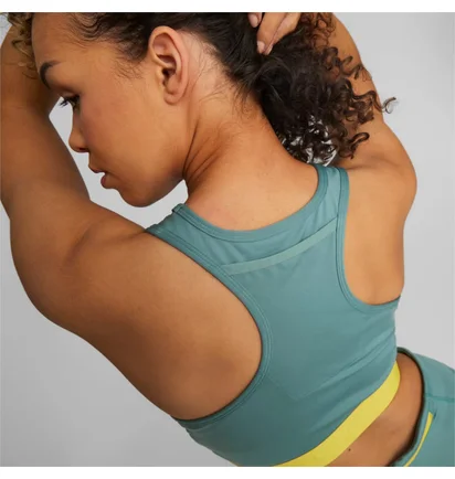 Топ женский Puma First Mile High Impact Bra Green 523210-84