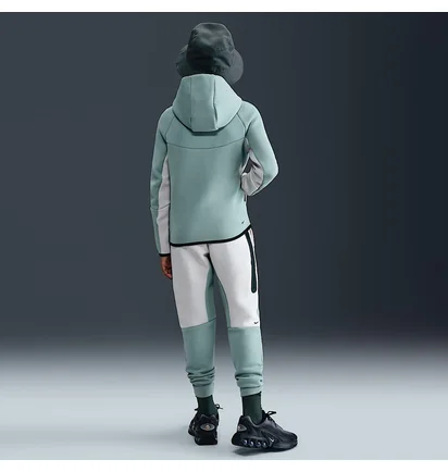 Спортивний костюм дитячий Nike Sportswear Tech Fleece Green/Grey HV5867-054__HV5869-054