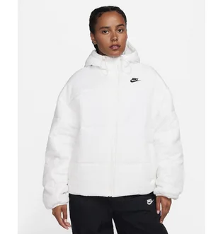 Куртка женская Nike Sportswear Classic Puffer Therma-Fit Loose Hooded Jacket White FB7672-133