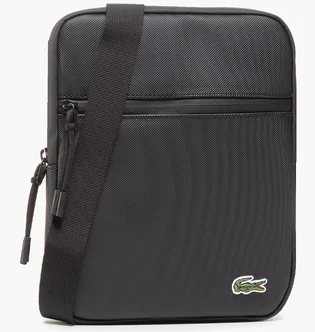 Сумка чоловіча Lacoste Lcst Medium Zip-Up Petit Piqué Crossbody Black NH3308LV