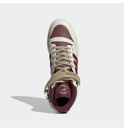 Кроссовки женские Adidas Forum Hi Cuts & Slices Shoes White/Red Fz6567