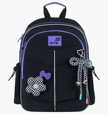Рюкзак детский Kite Flower Power Black K26-771S-2