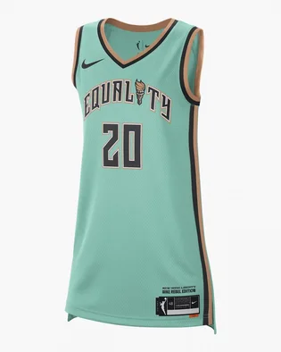 Майка женская Nike Sabrina Ionescu Liberty Rebel Edition Dri-Fit Wnba Victory Jersey Turquoise DJ4576-302