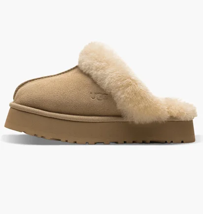 Тапочки жіночі UGG Disquette Slipper Beige 1122550-SAN
