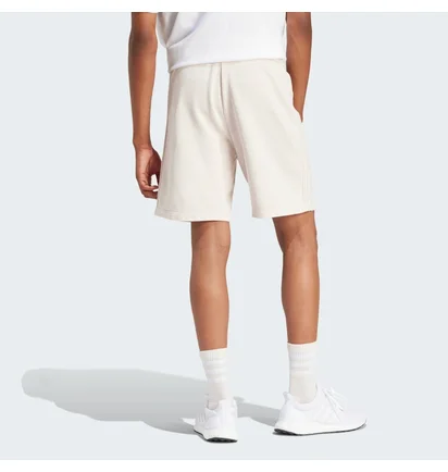 Шорти чоловічі Adidas All Szn French Terry 3-Stripes Garment-Wash Shorts Beige IR5258