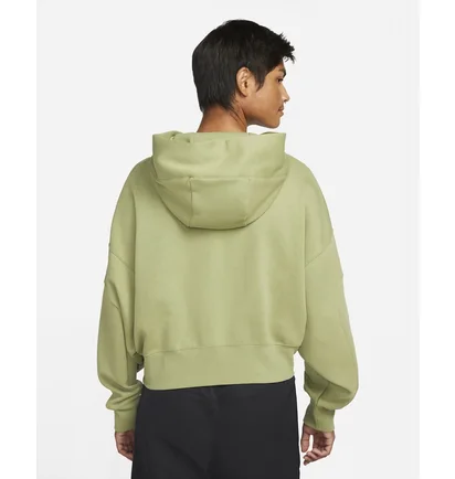 Худі жіноче Nike Sportswear Tech Fleece WomenS Over-Oversized Crop Pullover Hoodie Olive DR4973-334