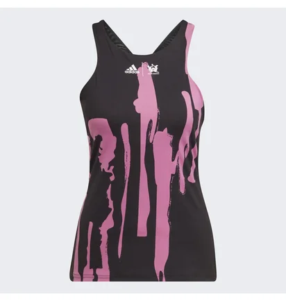 Майка женская Adidas Thebe Magugu Tennis New York Y-Back Tank Top Black Ht4234