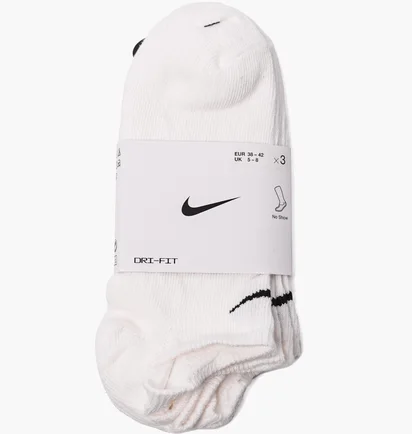 Носки унисекс Nike (3 пары) Value No Show White Sx2554-101
