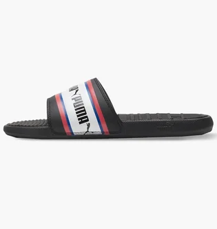 Тапочки мужские Puma Cool Cat Stripe Repeat Slide Sandals Black 385887-01