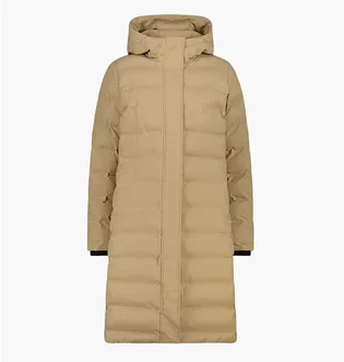 Пуховик женский CMP Fix Hood Feel Warm Beige 35K3676-P405