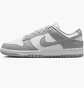 Кросівки жіночі Nike Dunk Low White/Grey DD1873-113