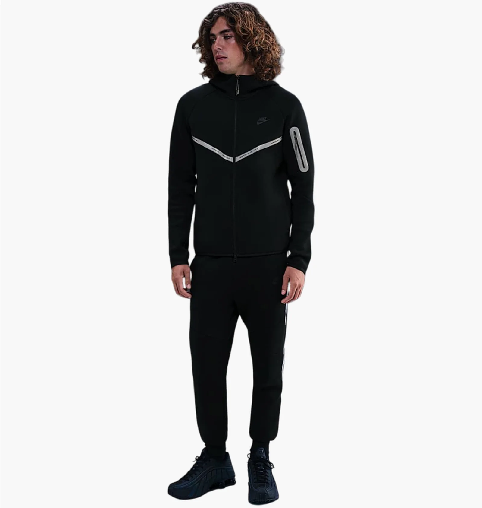 ᐉ Спортивный костюм мужской Nike Tech Fleece Reflective Black