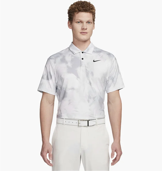Поло мужское Nike Dri-Fit Nike Tour White/Grey FD5935-100