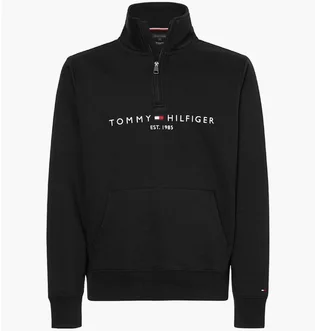 Кофта чоловіча Tommy Hilfiger Logo Quarter-Zip Black 78JB338-001