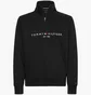 Кофта чоловіча Tommy Hilfiger Logo Quarter-Zip Black 78JB338-001