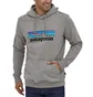 Худи мужское Patagonia P-6 Logo Uprisal Hoody Gravel Heather Grey GLH39622