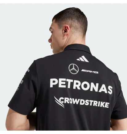 Поло чоловіче Adidas Mercedes - Amg Petronas Formula One Team Black JW5391