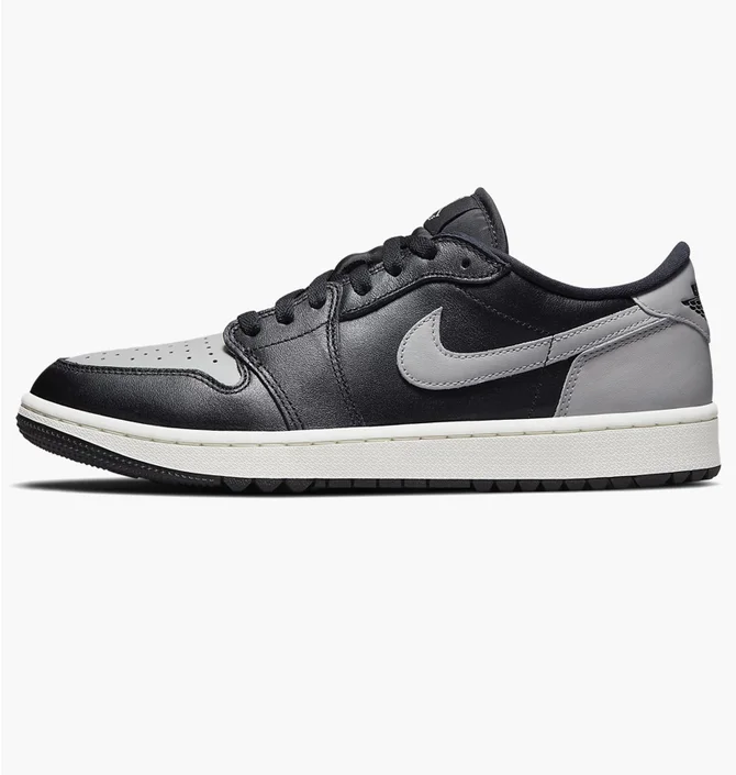 Кросівки унісекс Air Jordan 1 Low G Medium-Grey Sail Black Dd9315-001