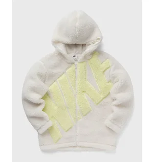 Куртка жіноча Nike W Nsw Logo Sherpa Jkt Beige FB8695-133
