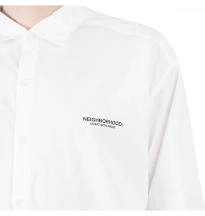 Рубашка унисекс Neighborhood Trad / C-Shirt White 211SPNH-SHM01