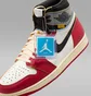 Кроссовки мужские Air Jordan 1 Retro High Og Sp Union La Chicago Shadow Red/White HV8563-600