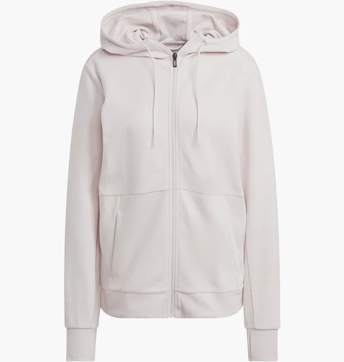 Толстовка женская Adidas Training Full-Zip Hooded Beige IV5236