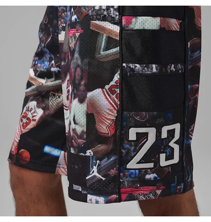 Шорти чоловічі Air Jordan Flight MenS Printed Cat Scratch Shorts Black IF1841-010