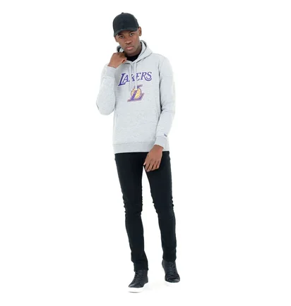 Худи мужское NEW ERA Nba Lakers Hgrtrp Grey 60416758