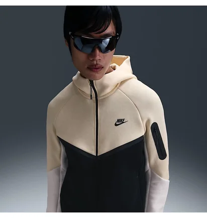 Спортивный костюм мужской Nike Sportswear Tech Fleece Windrunner Beige/Black HV0949-114__HV0959-114