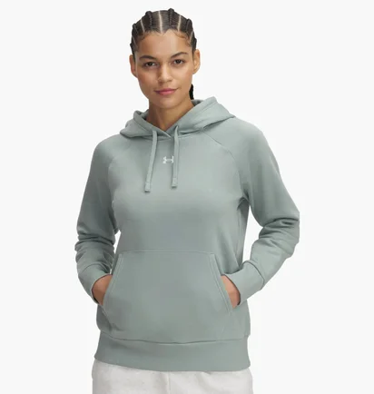 Худі жіноче Under Armour Icon Fleece Olive 1379500-348