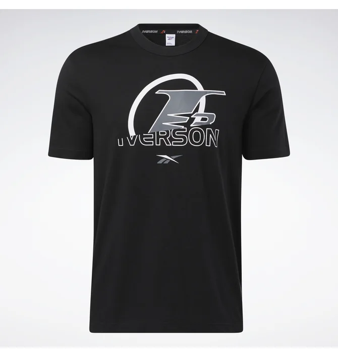 ᐉ Футболка мужская Reebok Iverson Basketball I3 Logo Black HB1192