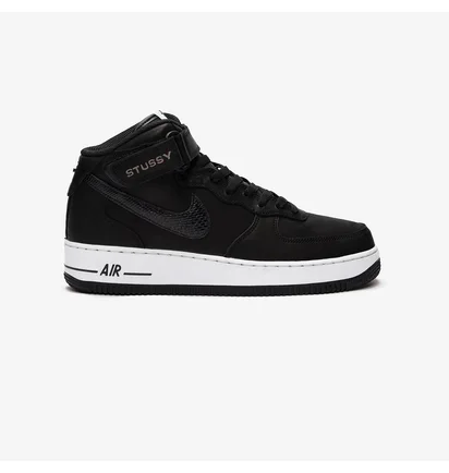 Кроссовки мужские Nike By Stüssy Air Force 1 Mid Sp Black Dj7840-001