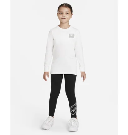 Лонгслів дитячий Nike Big Kids Long-Sleeve T-Shirt White Dm3456-100