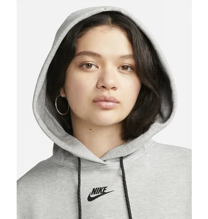 Худі жіноче Nike Sportswear Tech Fleece Over-Oversized Cropped Pullover Hoodie Grey Dr4973-063
