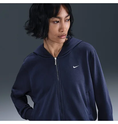 Толстовка жіноча Nike Sportswear Chill Terry Blue FN2415-410