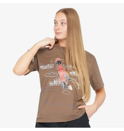 Футболка жіноча Air Jordan Artist Series Tee Brown DX0420-274