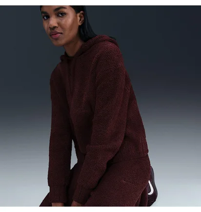 Штани жіночі Nike Sportswear Phoenix Cosy Bouclé Bordo HV2766-619