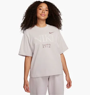 Футболка женская Nike T-Shirt Sportswear Classic Grey FQ6600-019