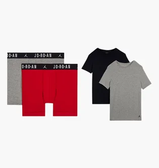 Набор: футболка, трусы мужской Air Jordan Basics (4 шт) Multi JM0798-R78