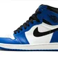 Кросівки чоловічі Air Jordan 1 Retro High Og White/Blue 555088-403