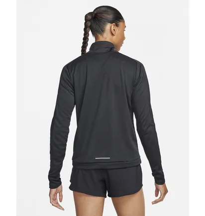 Лонгслів жіночий Nike Camada 1/4 Dri-Fit Swoosh Black FN2636-010