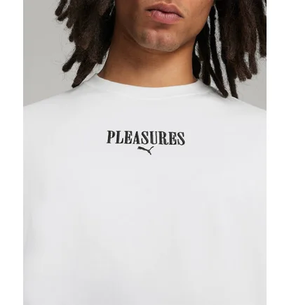 Футболка унисекс Puma X Pleasures White 624096-02
