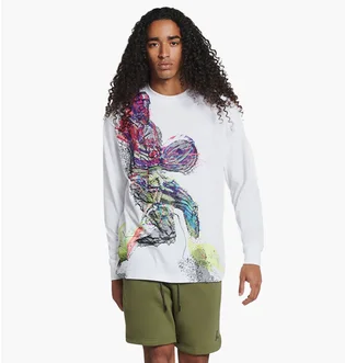 Футболка мужская Air Jordan Mj Engineered 85 Long Sleeve Crew Tee White Dh8906-100