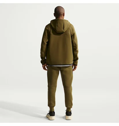 Толстовка мужская Nike Tech Fleece Fz Wr Olive HV0949-368