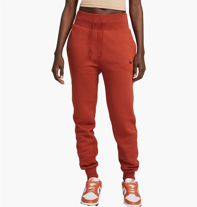 Штани жіночі Nike Sportswear Phoenix Fleece High-Waisted Joggers Orange DQ5688-832