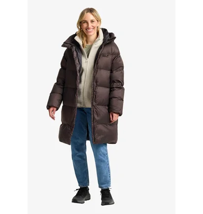 Пуховик женский JACK WOLFSKIN Icy Hill Brown A65093D-0108