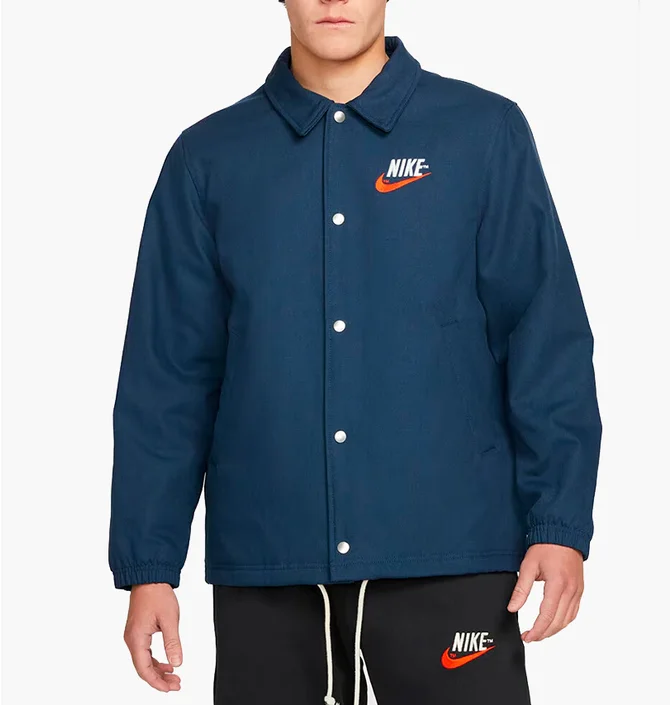 Куртка чоловіча Nike Coach Jacket Blue DM5275-410