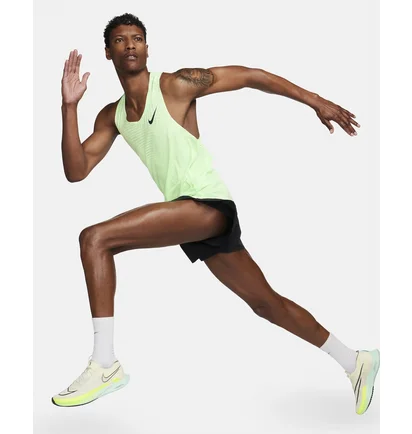 Майка чоловіча Nike Aeroswift Dri-Fit Adv Running Singlet Green FN4231-376